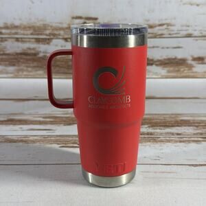 YETI Rambler 20oz Travel Mug Rescue Red – Stronghold Lid – Stainless – 2022